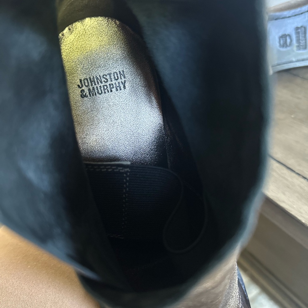 Johnston & Murphy Dark Brown Ankle Booties - Picture 9 of 10